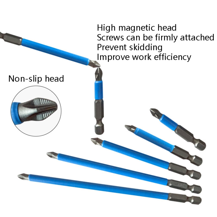 3 Sets 6 PCS 50mm Strong Magnetic Hand Drill Screwdriver Mouth Anti-Slip Screwdriver Bit - Drill & Drill Bits by buy2fix | Online Shopping UK | buy2fix