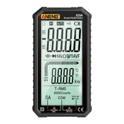 ANENG 620A Full Screen Smart Digital Multimeter(Black) - Digital Multimeter by ANENG | Online Shopping UK | buy2fix