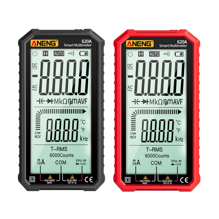 ANENG 620A Full Screen Smart Digital Multimeter(Black) - Digital Multimeter by ANENG | Online Shopping UK | buy2fix