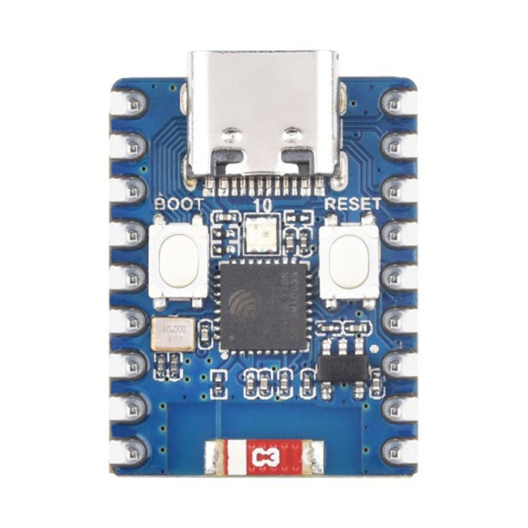 Waveshare 2.4GHz ESP32-C3 Mini Development Board, Based ESP32-C3FN4 Single-core Processor with Header - Boards & Shields by Waveshare | Online Shopping UK | buy2fix