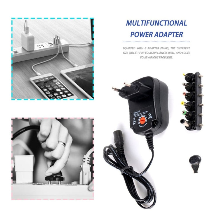 C5 3-12V 12W Adjustable Voltage Regulated Switch Power Supply Power Adapter Multifunction Charger With DC Tips(US Plug) - Consumer Electronics by buy2fix | Online Shopping UK | buy2fix