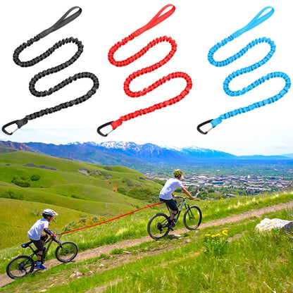 ZXCQYS-L Bicycle Tow Rope Mountain Bike Parent-Child Pull Rope Portable Tow Rope(Black) - Outdoor & Sports by buy2fix | Online Shopping UK | buy2fix
