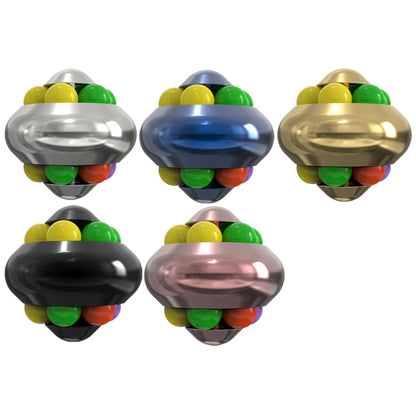 Aluminum Alloy Psychedelic Magic Ball Educational Toys Decompression Marbles Toys, Colour: Golden - Magic Cubes by buy2fix | Online Shopping UK | buy2fix