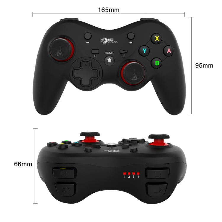 MingPin MB-S810 Wireless Bluetooth Six-Axis Gamepad For Nintendo Switch Pro(Black) - Gamepads by MingPin | Online Shopping UK | buy2fix