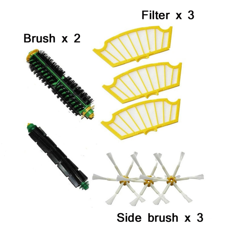 8 PCS / Set Sweeper Rolling Brush + Side Brush + Filter + Brush For IRobot Roomba 500 Series(Carton Packaging) - Consumer Electronics by buy2fix | Online Shopping UK | buy2fix