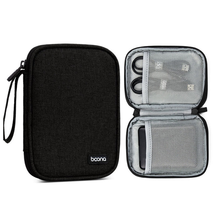 Baona BN-C003 Mobile Hard Disk Protection Cover Portable Storage Hard Disk Bag, Specification: Single-layer (Black) - Hard Drive Bags & Cases by Baona | Online Shopping UK | buy2fix