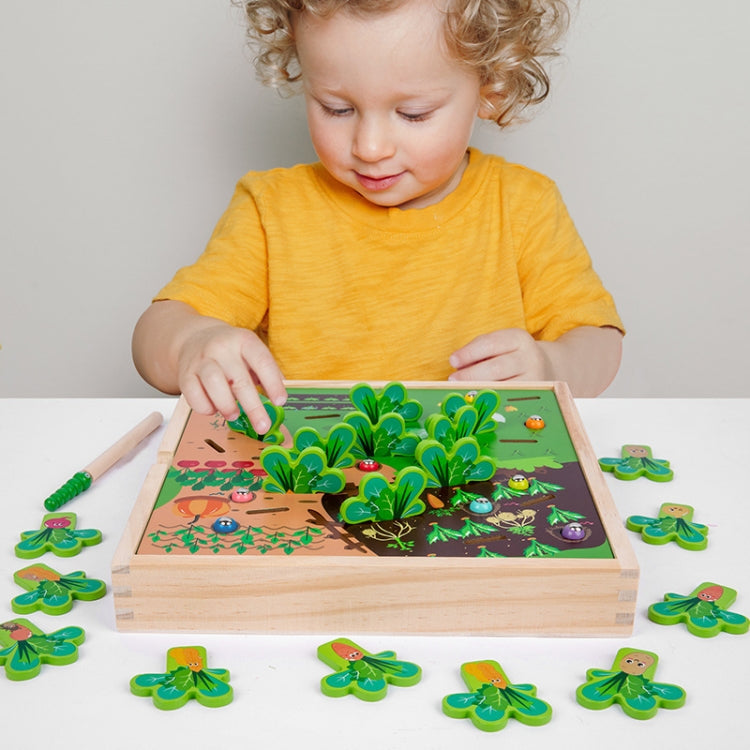 Children Pastoral Plucking Radish Catching Insects Game For Babies Early Education Wooden Toys(Farm) - Early Education Toys by buy2fix | Online Shopping UK | buy2fix