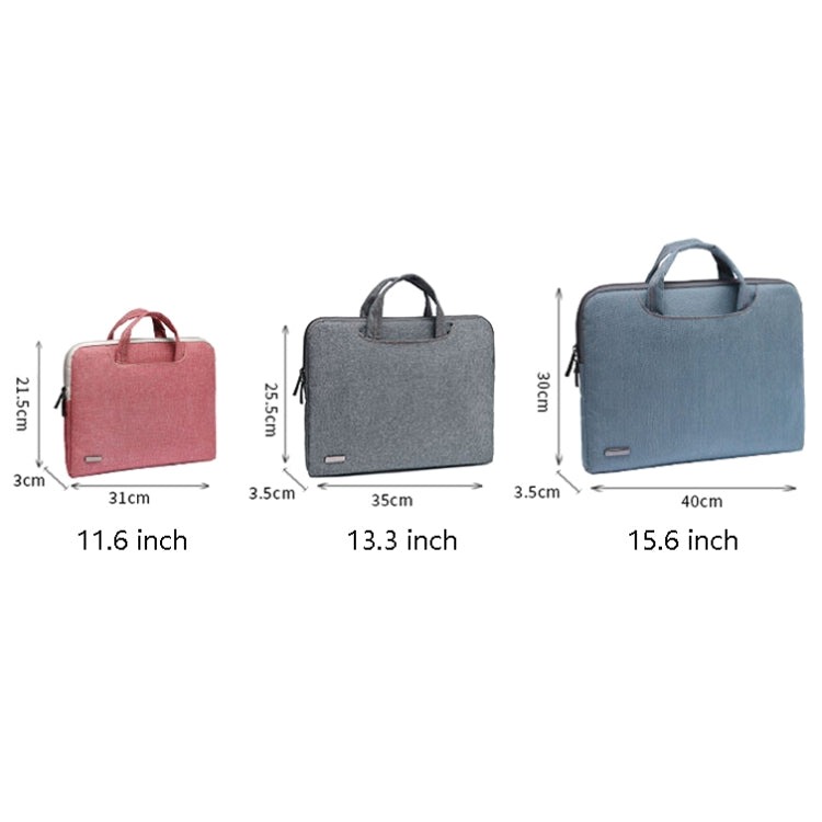 LiSEN LS-116 Simple Laptop Bag Business Laptop Liner Bag, Size: 15.6 inch(PU Brown) - 15.6 - 17 inch by LiSEN | Online Shopping UK | buy2fix