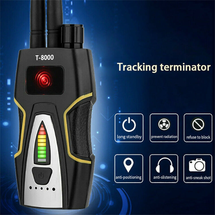 T8000 Wireless Signal Detector GPS Defense Location Finding Camera Anti-Candid Anti-Tracking Detection Instrument - WiFi Signal Detector by buy2fix | Online Shopping UK | buy2fix