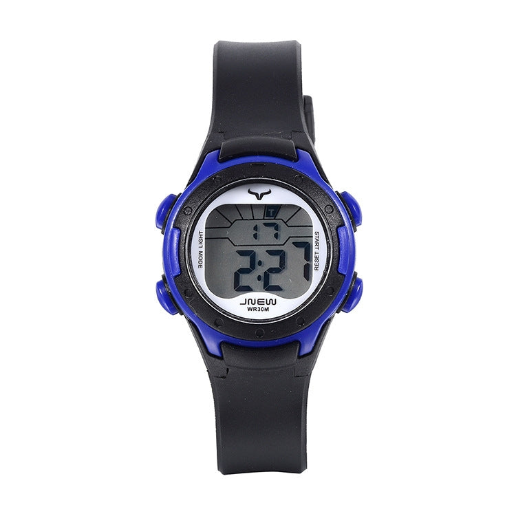 JNEW 9688-5 Children Multi-Function Colorful Backlight Waterproof Sports Electronic Watch(Black) - Cartoon Watches by JNEW | Online Shopping UK | buy2fix