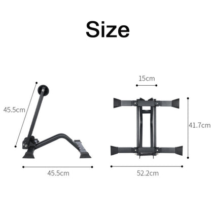 WEST BIKING Portable Bicycle Parking Display Stand(Black) - Holders by WEST BIKING | Online Shopping UK | buy2fix
