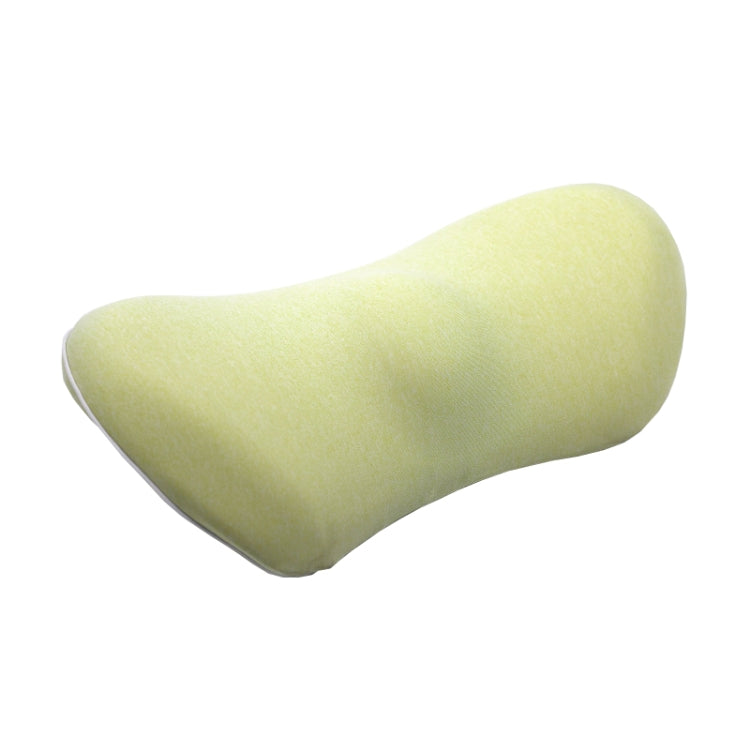 Car Supplies Lumbar Support Memory Foam Car Backrest Lumbar Cushion Seat Cushion Lumbar Pillow, Colour: Cationic Lemon Yellow - In Car by buy2fix | Online Shopping UK | buy2fix