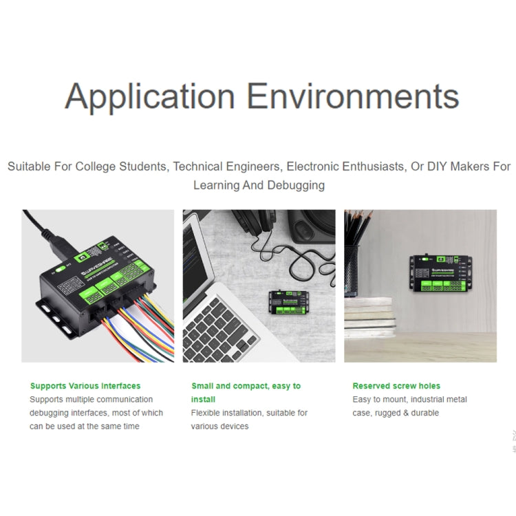 Waveshare 25411 3.3/5V USB To UART/I2C/SPI/JTAG Converter, Supports Multiple Interfaces - Modules Expansions Accessories by Waveshare | Online Shopping UK | buy2fix