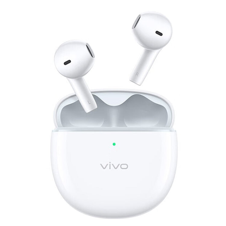 vivo TWS Air Half In-Ear Wireless Dual Microphone AI Call Noise Reduction Bluetooth Earphones(White) - TWS Earphone by vivo | Online Shopping UK | buy2fix