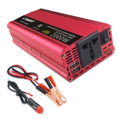 LVYUAN Car Inverter Dual USB Power Converter, Specification: 12V to 110V 1500W US Plug - In Car by LVYUAN | Online Shopping UK | buy2fix