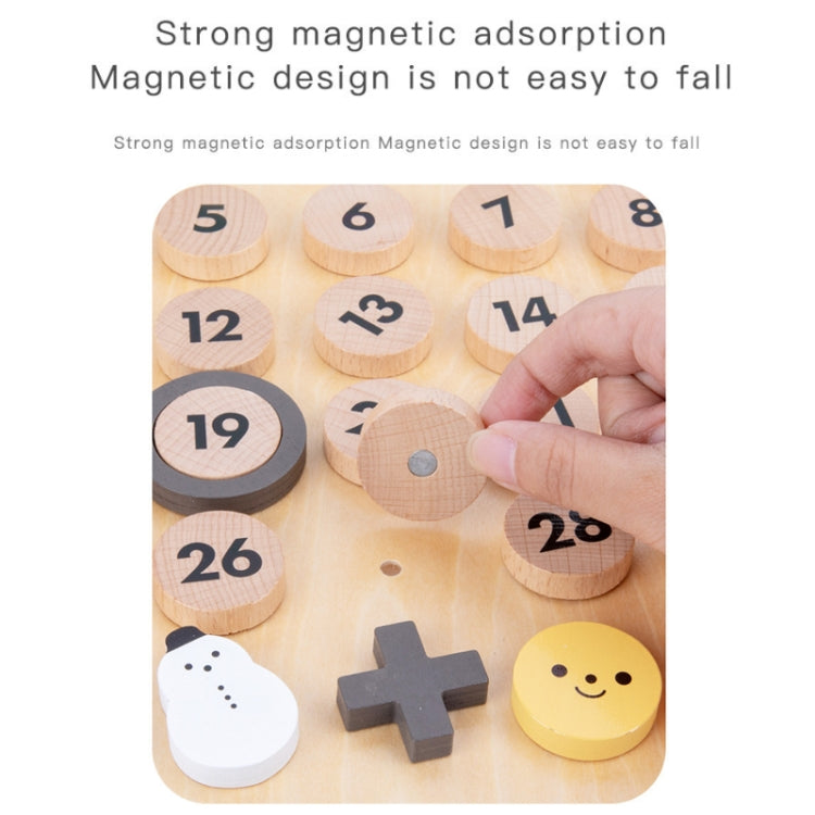 Children Room Wooden Perpetual Calendar Baby Cognitive Desktop Pendant, Spec: Plywood TC - Math Toys by buy2fix | Online Shopping UK | buy2fix