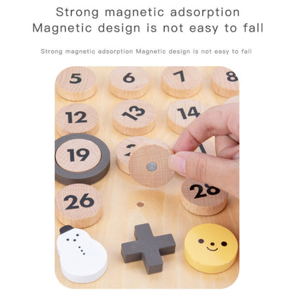 Children Room Wooden Perpetual Calendar Baby Cognitive Desktop Pendant, Spec: Plywood TC - Math Toys by buy2fix | Online Shopping UK | buy2fix