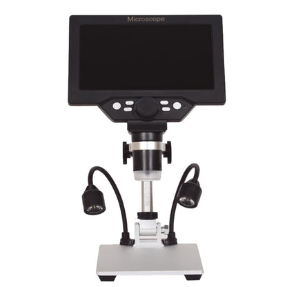 G1200D 7 Inch LCD Screen 1200X Portable Electronic Digital Desktop Stand Microscope(AU Plug With Battery) - Consumer Electronics by buy2fix | Online Shopping UK | buy2fix