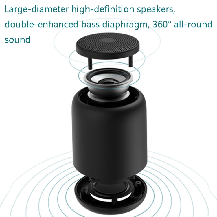 F9 TWS Mini Portable Bluetooth Speaker Support TF Card(No FM-Black) - Mini Speaker by buy2fix | Online Shopping UK | buy2fix