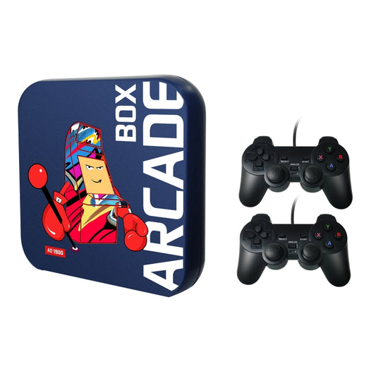 Arcade Box 256G Wired Video Game Machine Box 4K HD Display For PS1/PSP/N64/DC, UK Plug - Pocket Console by buy2fix | Online Shopping UK | buy2fix
