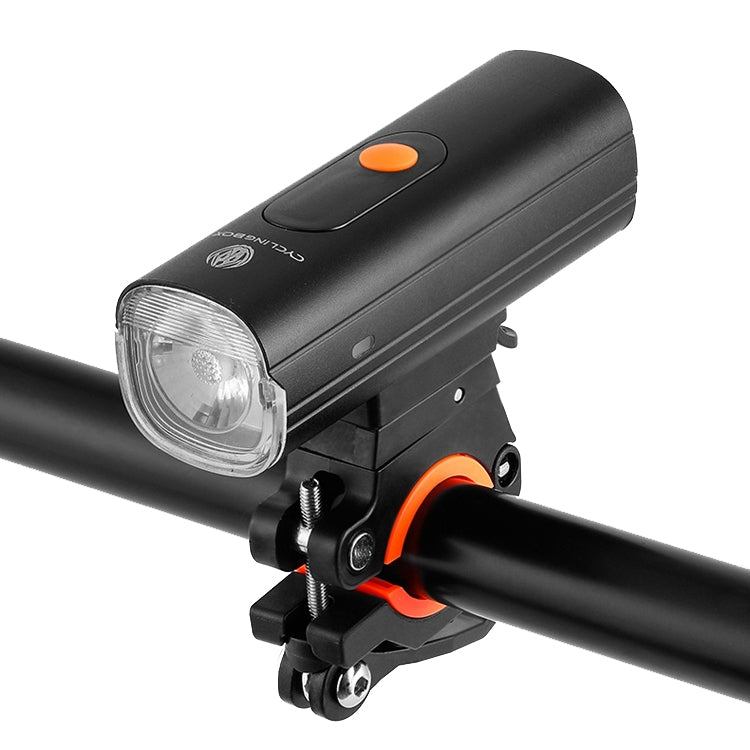 CYCLINGBOX BG-1815 Bicycle Aluminum Alloy Front Lamp Night Ride Strong Light Flashlight(Black) - Headlights by CYCLINGBOX | Online Shopping UK | buy2fix