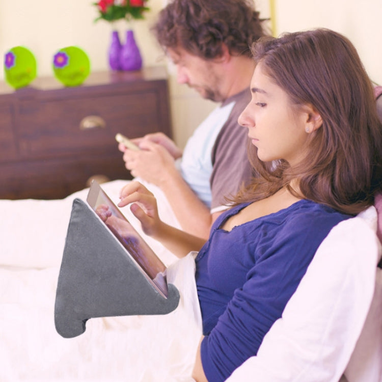 Tablet Mobile Phone Bracket Multi-Angle Pillow, Size: 27x25x23cm(Grey) - Lazy Bracket by buy2fix | Online Shopping UK | buy2fix