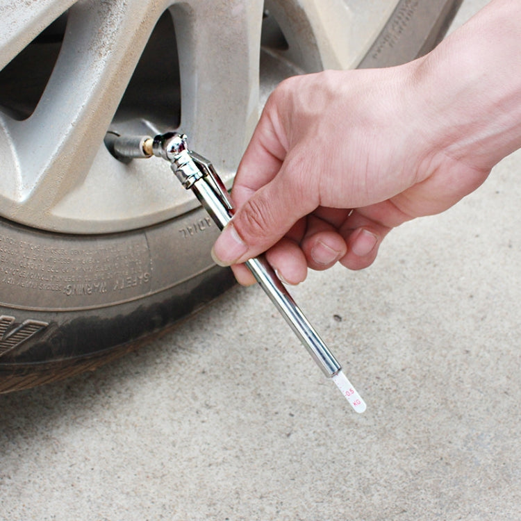 10 PCS Car Tire Pen Car Portable Tire Pressure Gauge(Silver 1092) - In Car by buy2fix | Online Shopping UK | buy2fix