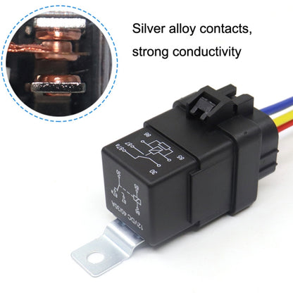 1040 5 Pin Waterproof Integrated Automotive Relay With Bracket, Rated voltage: 12V - In Car by buy2fix | Online Shopping UK | buy2fix