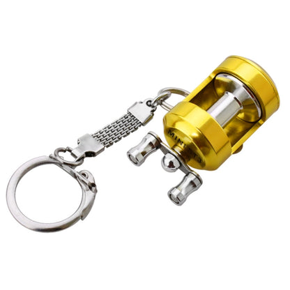 Metal Fishing Wheel Decoration Pendant Mini Wheel Fish Key Chain, Color: B - In Car by buy2fix | Online Shopping UK | buy2fix