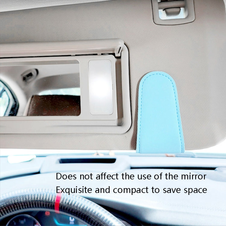 2 PCS Car Sun Visor Glasses Clip Ticket Storage Clip(Black) - In Car by buy2fix | Online Shopping UK | buy2fix