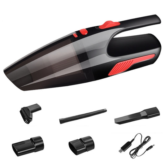 CS1016 120W Cordless Dry Wet Car Handheld Vacuum Cleaner With Light(Black) - In Car by buy2fix | Online Shopping UK | buy2fix