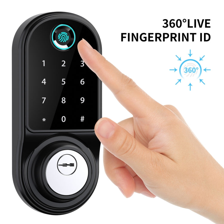 F31 App Graffiti Password Fingerprint Smart Lock - Security by buy2fix | Online Shopping UK | buy2fix