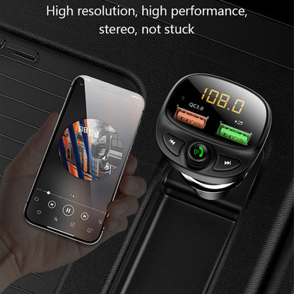 HY-87 Car Bluetooth MP3 Dual USB Car Charger, Style: Regular Version - In Car by buy2fix | Online Shopping UK | buy2fix