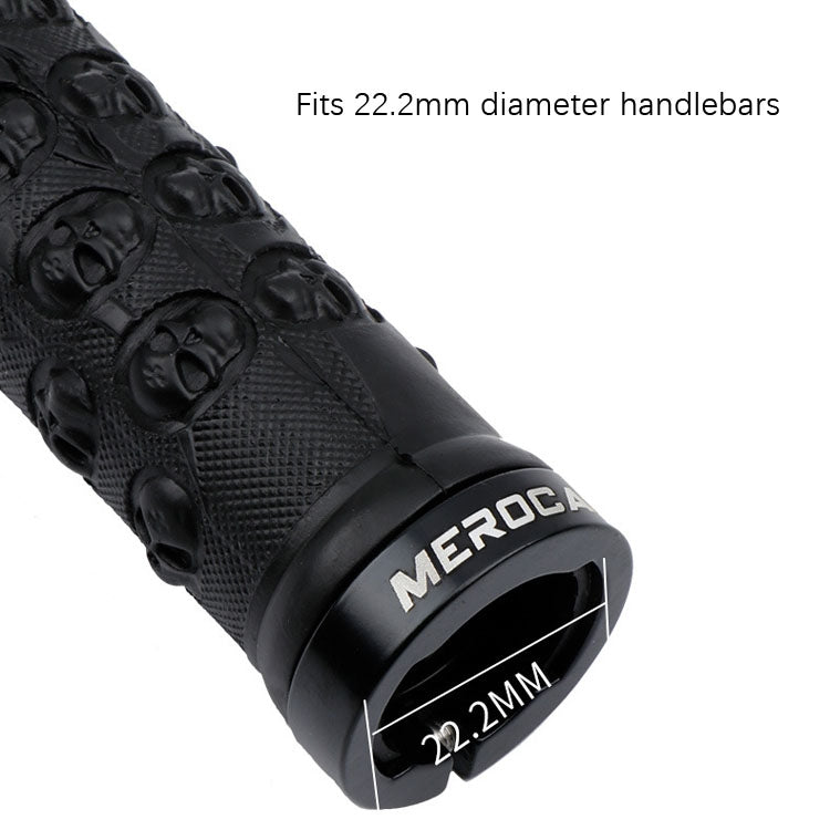 MEROCA Mountain Bike Anti-slip Shock Absorber Riding Grip Cover, Style: One Side Lock ME38 Red - Outdoor & Sports by MEROCA | Online Shopping UK | buy2fix