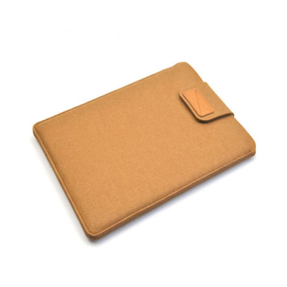 Vertical Felt Laptop Bag Tablet Sleeve Bag, Size: 13 Inch(Khaki) - 13.3 inch by buy2fix | Online Shopping UK | buy2fix