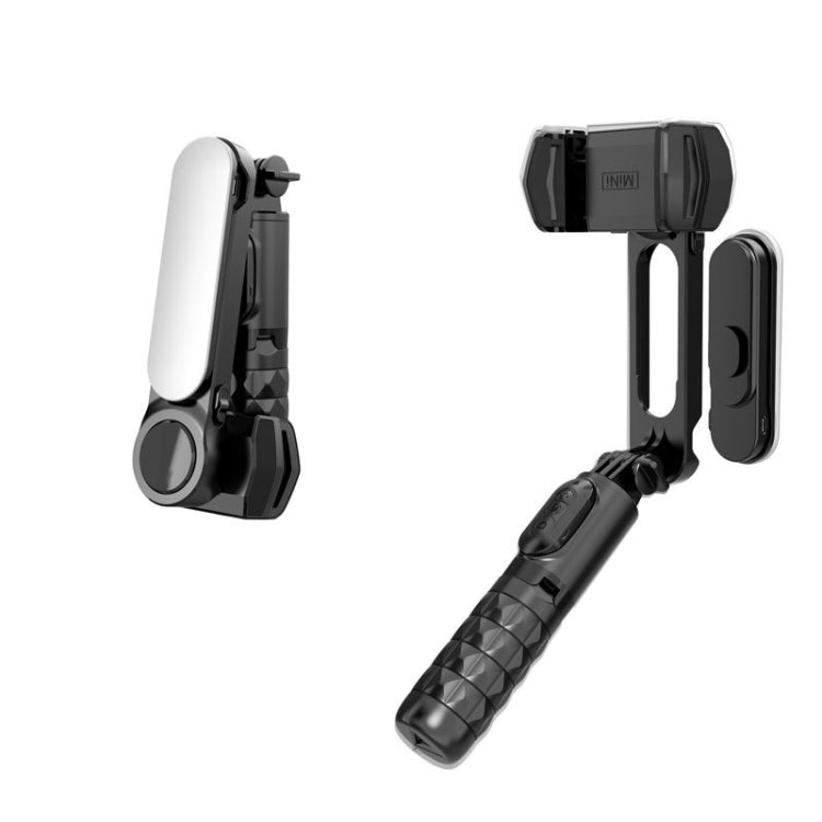 Removable Fill Light Phone Handheld Stabilizer with APP(Q09 Black) - Consumer Electronics by buy2fix | Online Shopping UK | buy2fix