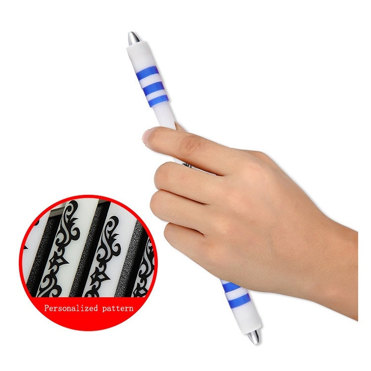 2 PCS Visual Spinning Pen Drop Resistant No Refill Rotary Pen Special(A5 Black) - Toys & Hobbies by buy2fix | Online Shopping UK | buy2fix