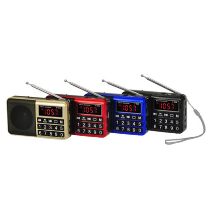 Y-928 FM Radio LED Display MP3 Support  TF Card U Disk(Blue) - Consumer Electronics by buy2fix | Online Shopping UK | buy2fix