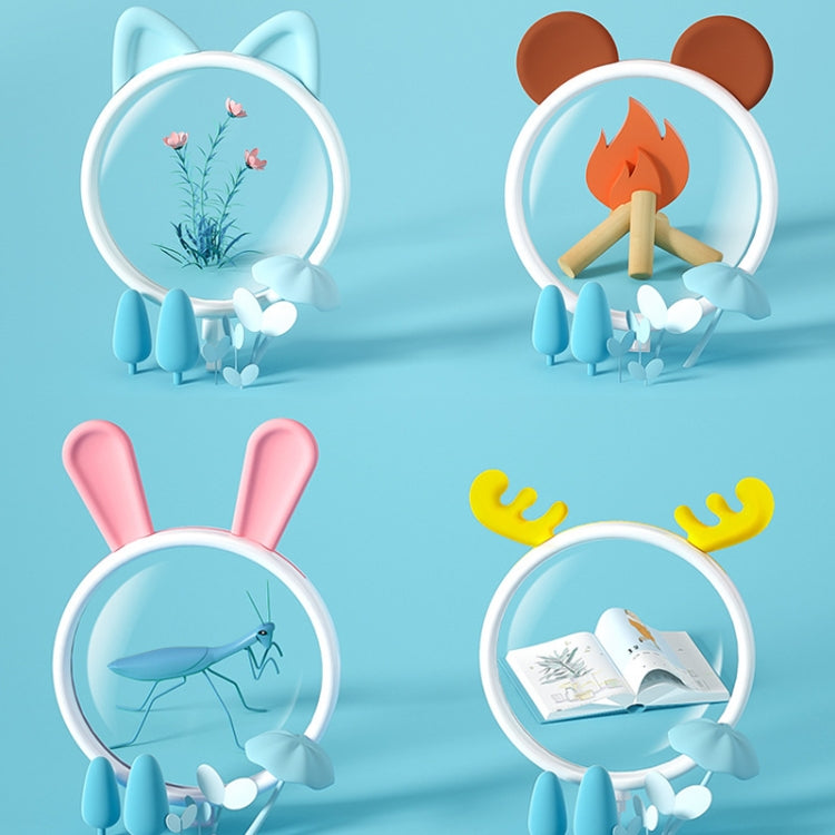 3x Magnifying Glass HD Cartoon Magnifying Glass Toy Gift For Children(Pink Rabbit) - Consumer Electronics by buy2fix | Online Shopping UK | buy2fix