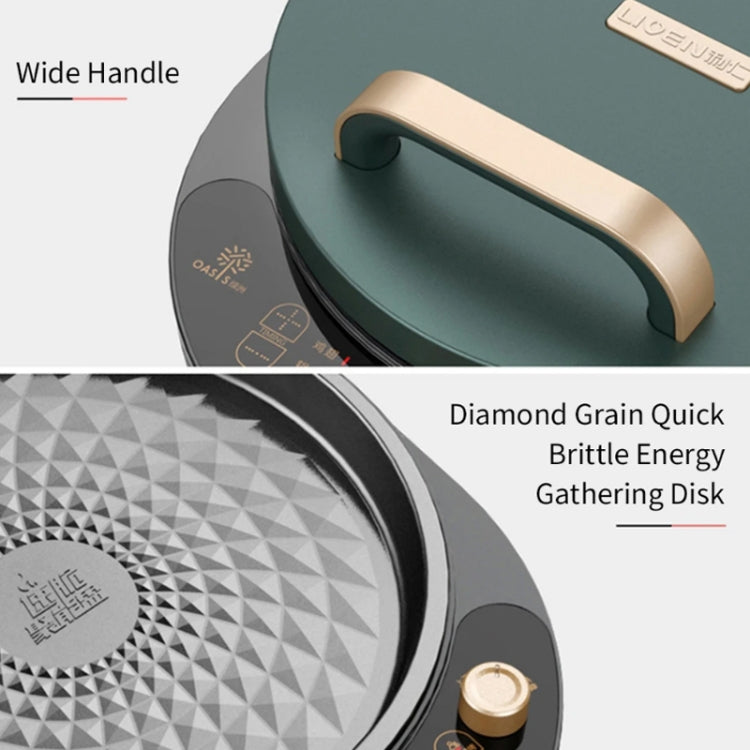 G-3T LIVEN Household Electric Baking Pan Automatic Pancake Maker, CN Plug(Green) - Home & Garden by buy2fix | Online Shopping UK | buy2fix
