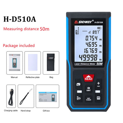 SNDWAY H-D510A Handheld Laser Rangefinder Infrared Measuring Instrument, Distance: 50m - Laser Rangefinder by SNDWAY | Online Shopping UK | buy2fix