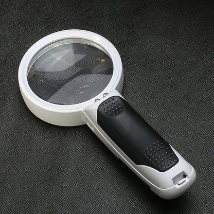 77350B Hand-Held With LED Light Reading Repair 10 Times Magnifier - Consumer Electronics by buy2fix | Online Shopping UK | buy2fix