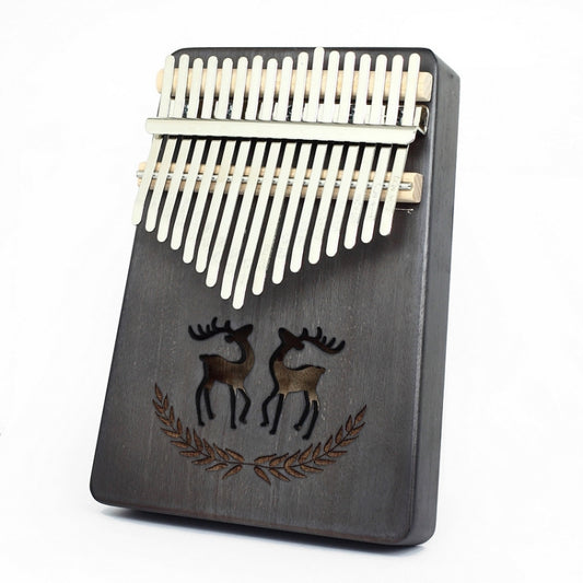 Wooden Portable Thumb Piano(Couple Deer) - Keyboard Instruments by buy2fix | Online Shopping UK | buy2fix