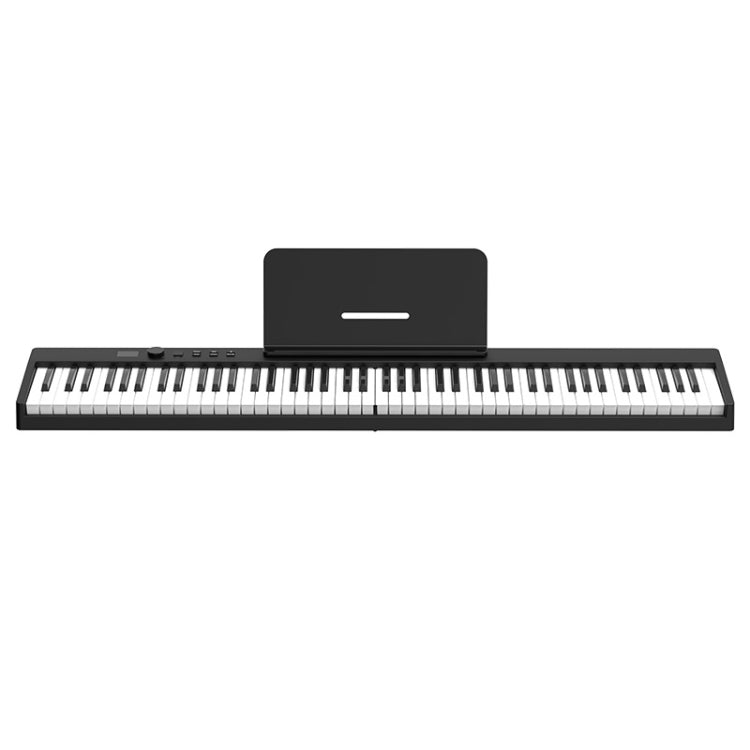 88-Key Portable Smart Folding Electric Piano, EU Plug(PJ88C Black) - Keyboard Instruments by buy2fix | Online Shopping UK | buy2fix