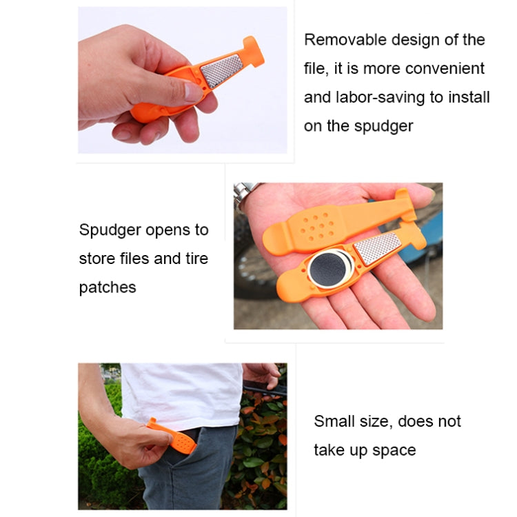 Multifunctional Bicycle Tire Changing Tool, Color: Red+5 Tire Patches - Outdoor & Sports by buy2fix | Online Shopping UK | buy2fix