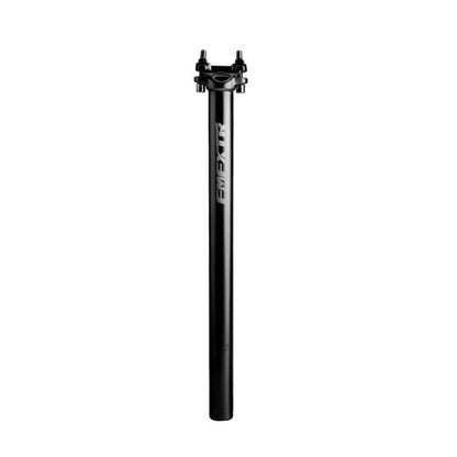 FMFXTR Bicycle Extended Saddle Seat Tube Double Nail Straight Tube, Specification: 31.6mm(Black) - Bicycle Seat Posts by FMFXTR | Online Shopping UK | buy2fix