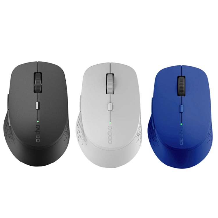 Rapoo M300G 1600DPI 3 Keys Laptop Office Silent Wireless Bluetooth Mouse(Blue) - Wireless Mice by Rapoo | Online Shopping UK | buy2fix