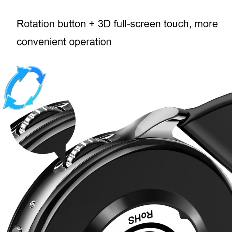 Wearkey Y22 1.32 Inch Bluetooth Calling Smart Watch with Rotary Button(Black) - Smart Wear by Wearkey | Online Shopping UK | buy2fix