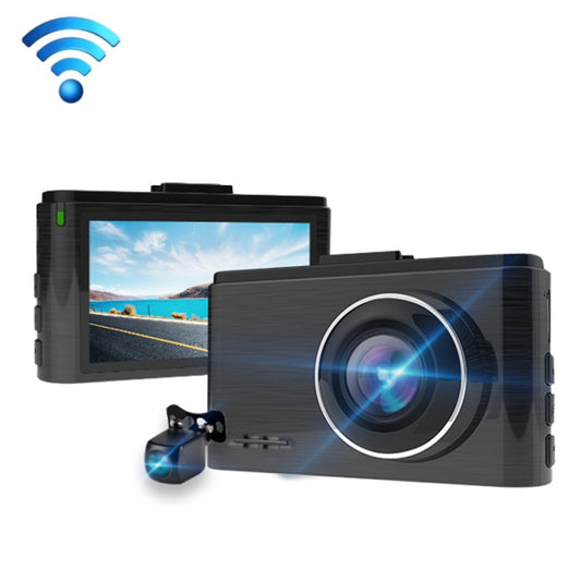 KG390 3 Inch IPS Screen TS Stream WIFI HD Driving Recorder, Style:, Sort by color: Dual Record -  by buy2fix | Online Shopping UK | buy2fix