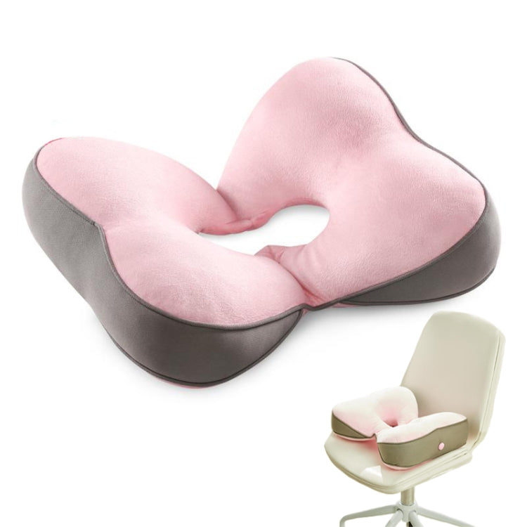 FANNIS Butterfly Office Hip Support Memory Foam Cushion, Size: 41x33x8cm(Pink) - Cushions & Pillows by FANNIS | Online Shopping UK | buy2fix